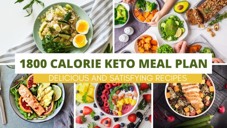 1800 Calorie Keto Meal Plan